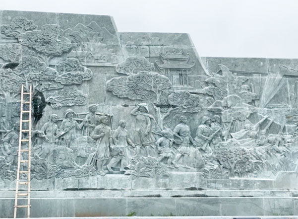 Phù điêu, tượng đá dùng trong công trình kiến trúc